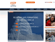 Tablet Screenshot of estp.fr